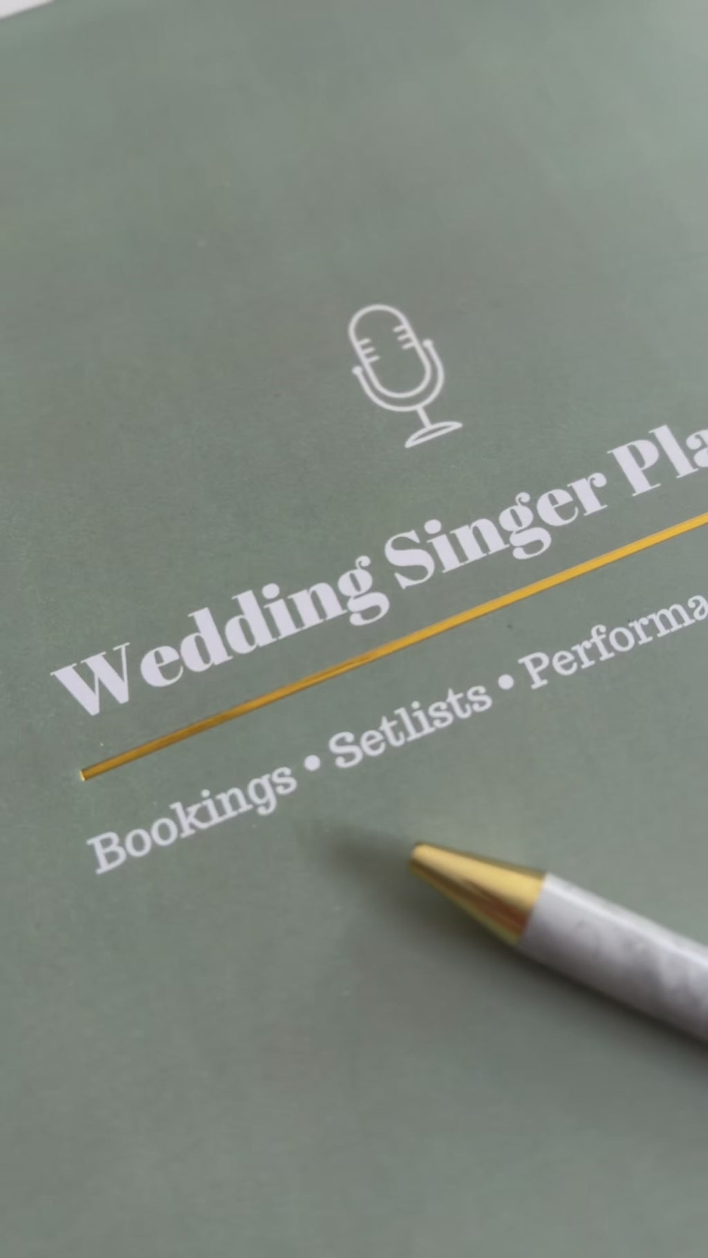 Wedding Singer Planner