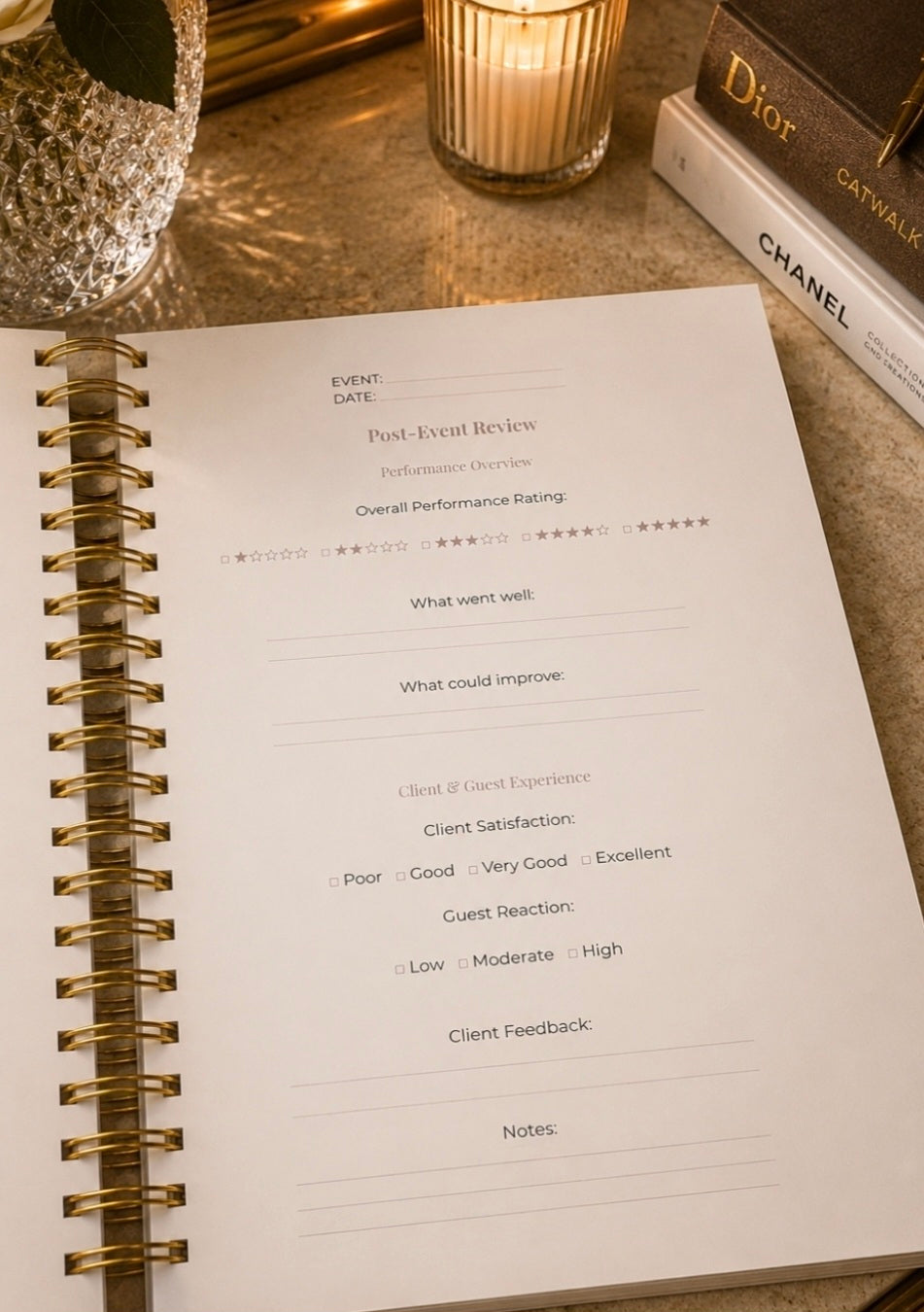 Wedding Singer Planner